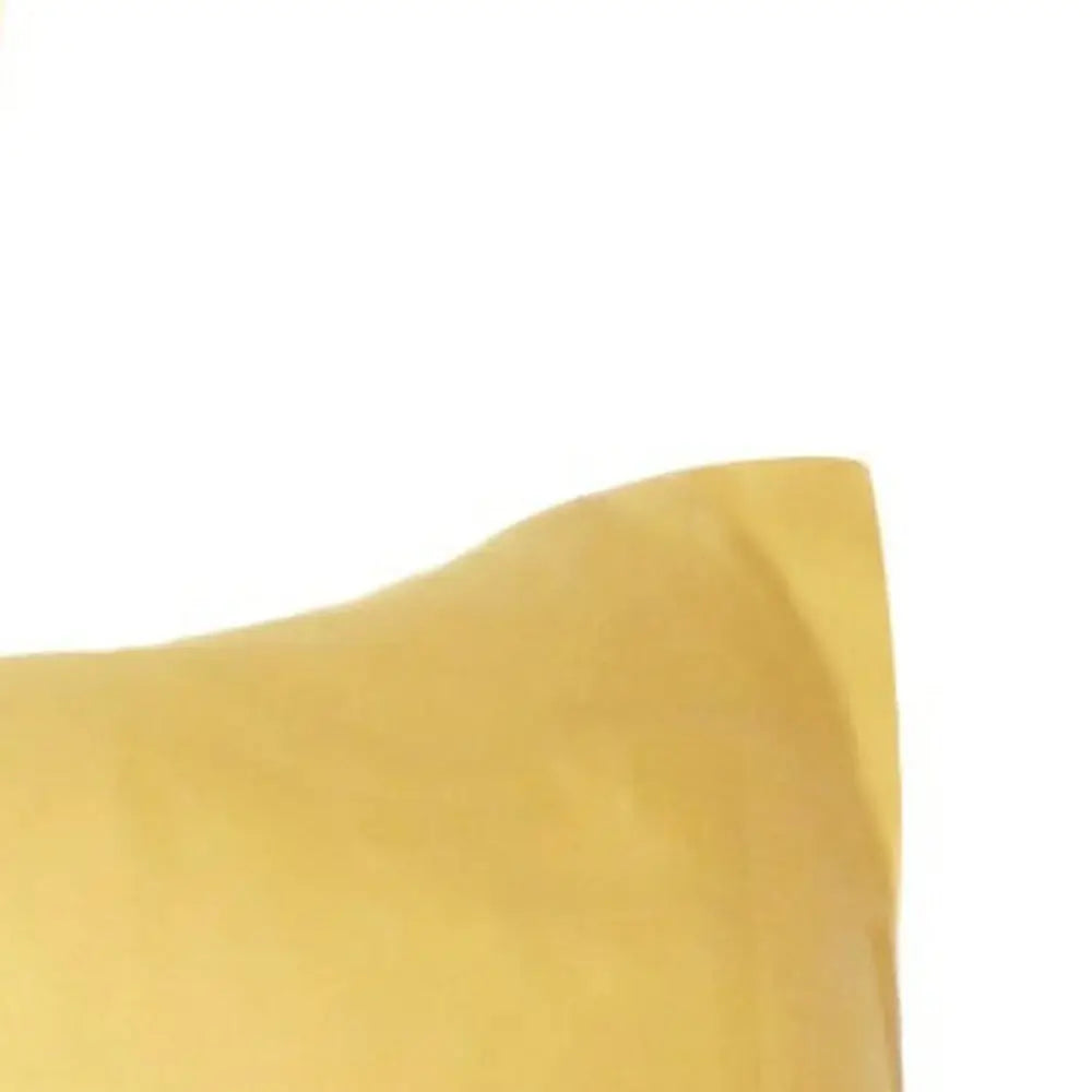 Gold Dreamy Set Of 2 Silky Satin Queen Pillowcases - Homeroots - Flyclothing LLC