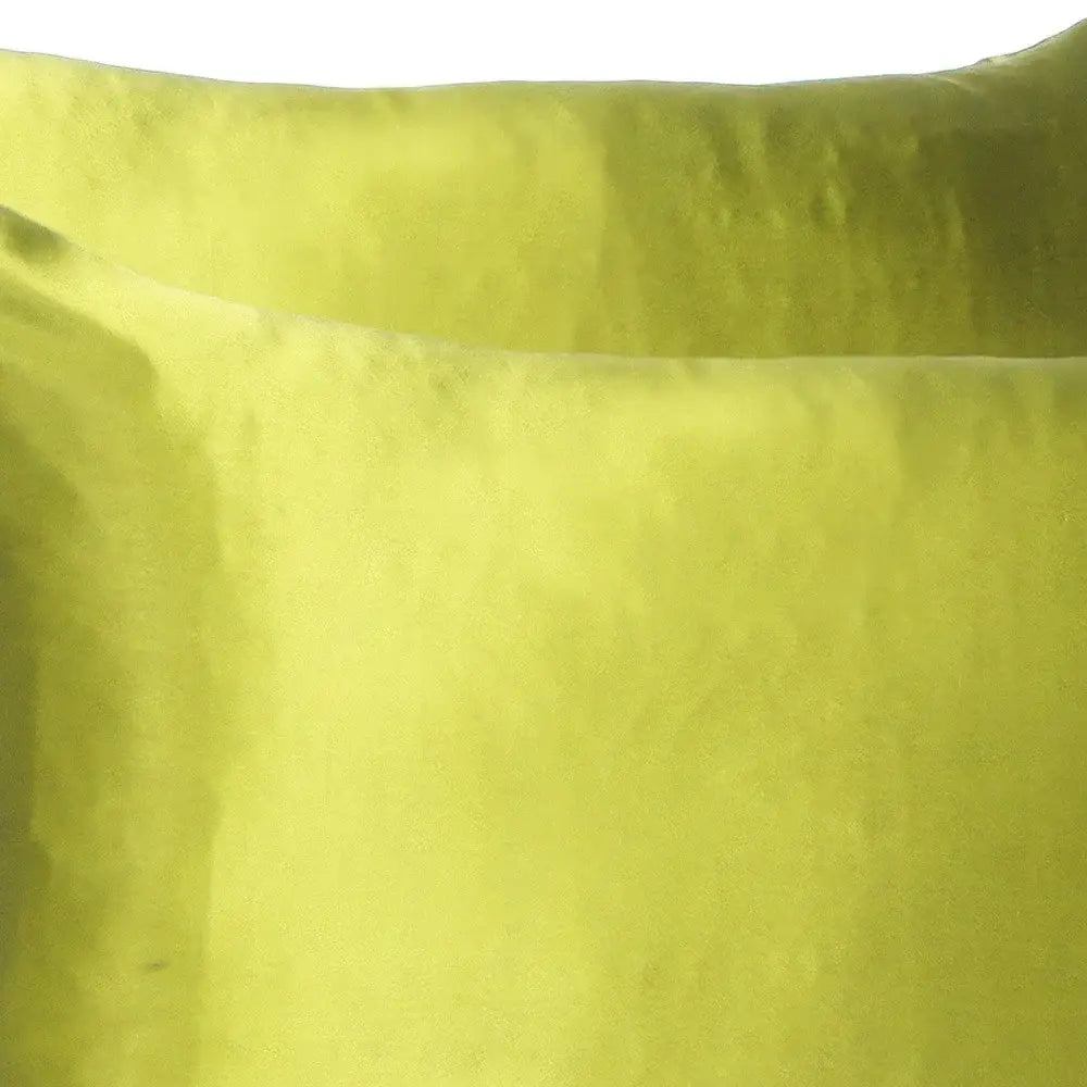 Lemongrass Dreamy Set Of 2 Silky Satin Queen Pillowcases - Homeroots - Flyclothing LLC
