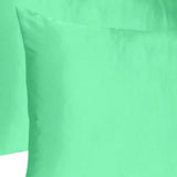 Green Dreamy Set Of 2 Silky Satin Queen Pillowcases - Homeroots - Flyclothing LLC