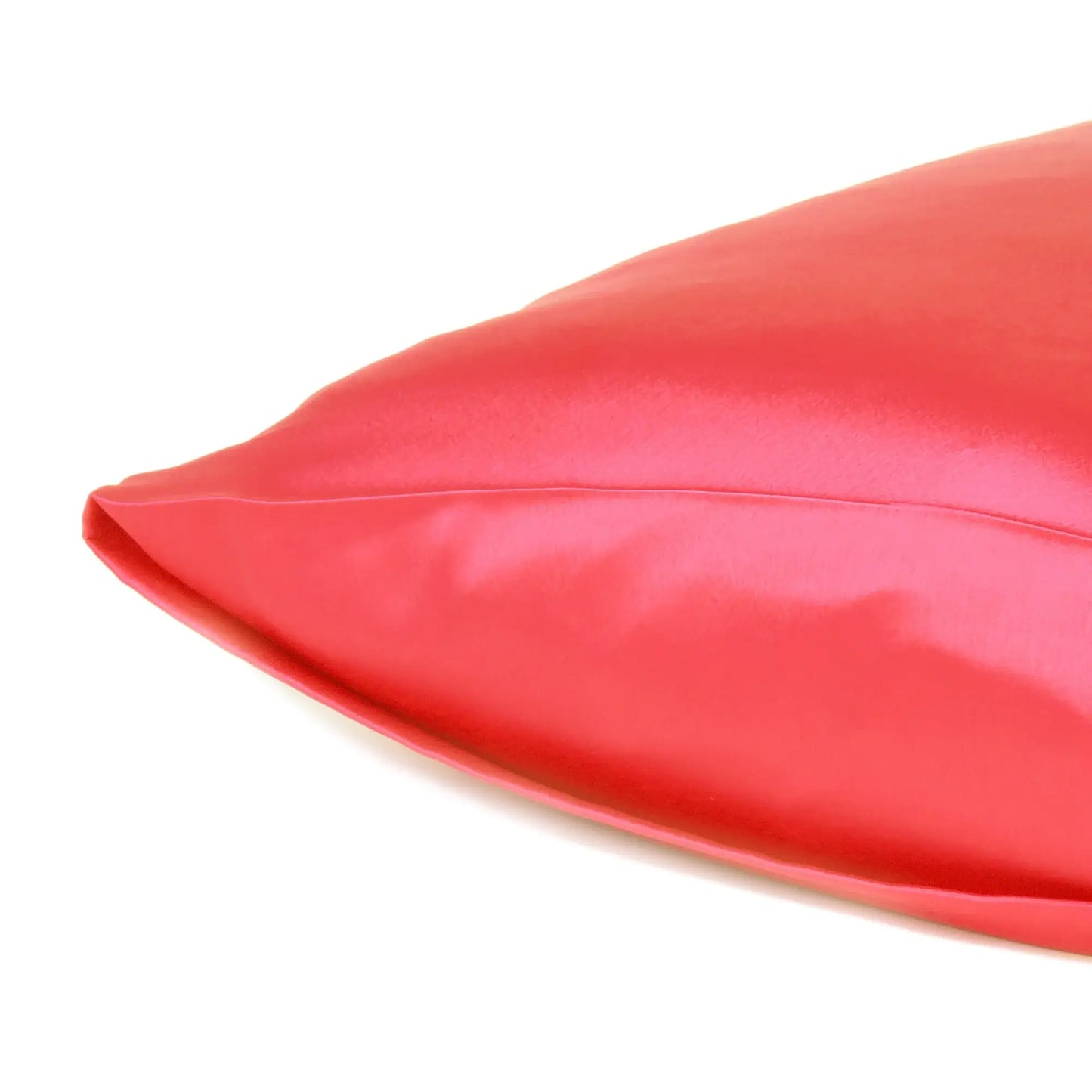 Poppy Red Dreamy Set Of 2 Silky Satin Queen Pillowcases - Homeroots - Flyclothing LLC