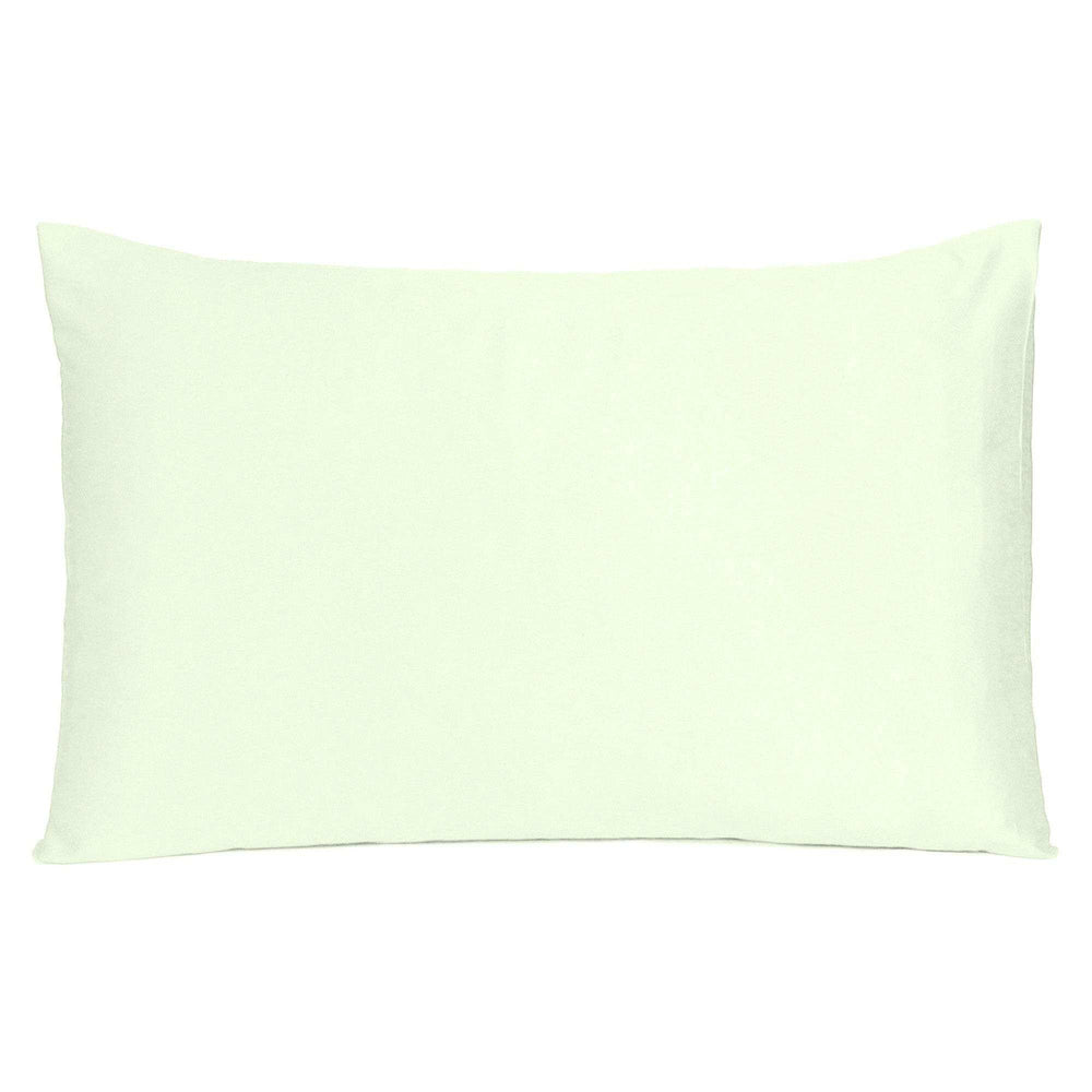 Ivory Dreamy Set Of 2 Silky Satin Queen Pillowcases - Homeroots - Flyclothing LLC