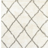 2' X 3' Ivory And Gray Geometric Lattice Scatter Rug - Homeroots - Flyclothing LLC