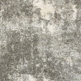 2' X 3' Gray And Ivory Distressed Abstract Scatter Rug - Homeroots