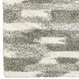 2' X 3' Gray And Ivory Geometric Pattern Scatter Rug - Homeroots - Flyclothing LLC