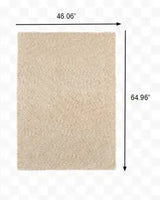 3' X 5' Modern Soft Tan Indoor Area Rug - Homeroots - Flyclothing LLC
