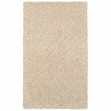 5' X 7' Modern Soft Tan Indoor Area Rug - Homeroots - Flyclothing LLC