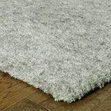 5' X 7' Modern Shaggy Soft Gray Indoor Area Rug - Homeroots - Flyclothing LLC