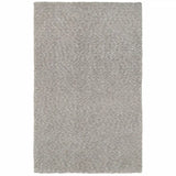 5' X 7' Modern Shaggy Soft Gray Indoor Area Rug - Homeroots - Flyclothing LLC