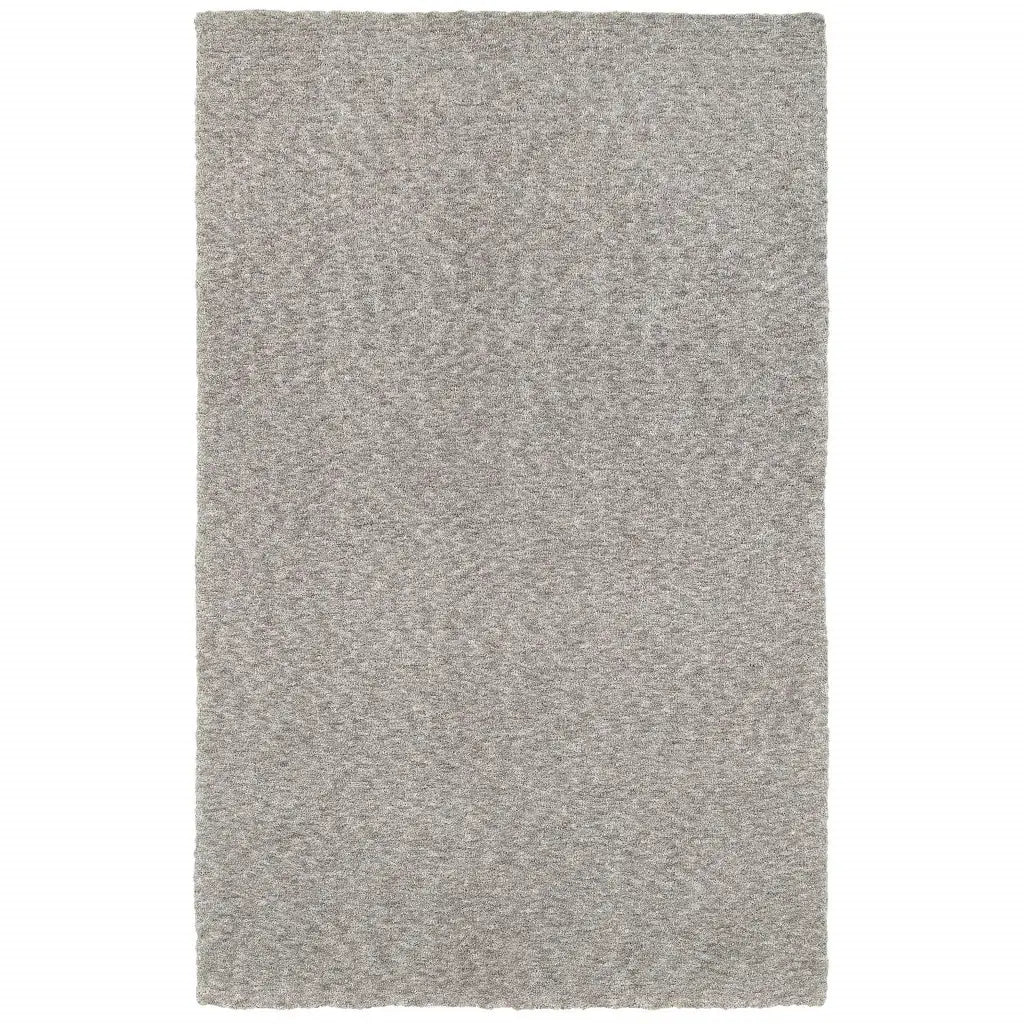 5' X 7' Modern Shaggy Soft Gray Indoor Area Rug - Homeroots - Flyclothing LLC