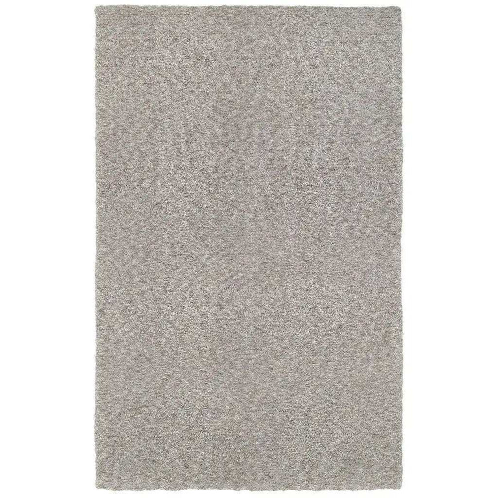 5' X 7' Modern Shaggy Soft Gray Indoor Area Rug - Homeroots - Flyclothing LLC