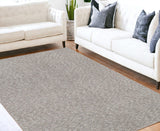 5' X 7' Modern Shaggy Soft Gray Indoor Area Rug - Homeroots