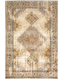 10' X 13' Gray And Beige Aztec Pattern Area Rug - Homeroots