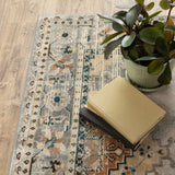 10' X 13' Gray And Beige Aztec Pattern Area Rug - Homeroots