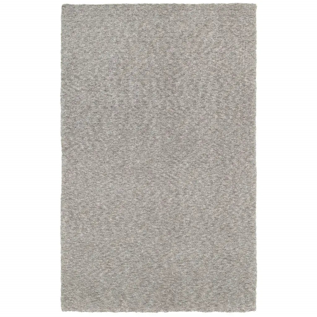 7' X 10' Modern Shaggy Soft Gray Indoor Area Rug - Homeroots - Flyclothing LLC