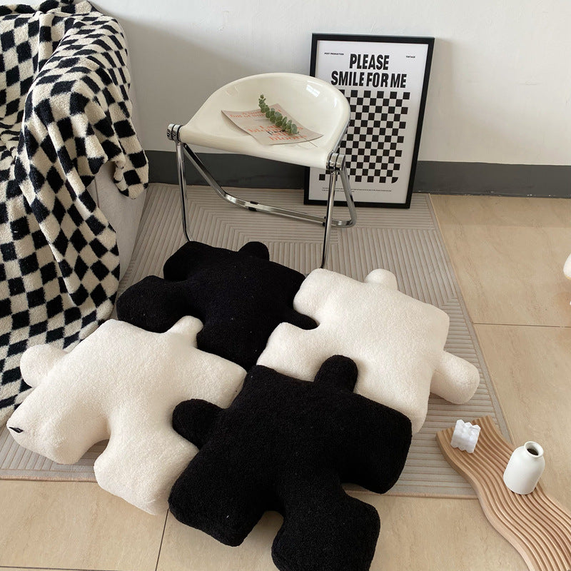 Fashion Stuffed Creative Puzzle Shaped Pillow Modern Spliceable Cushion Throw Pillow Living Room Waist Cushion Home Decoration - My Store - Flyclothing LLC