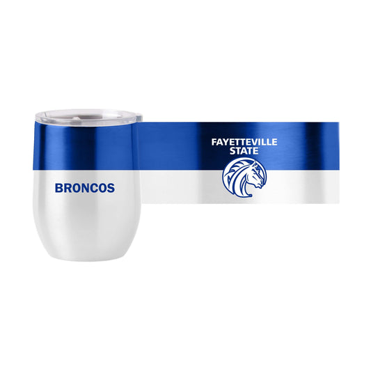 Fayetteville State Colorblock 16oz Stainless Curved Beverage - Logo Brands - Flyclothing LLC