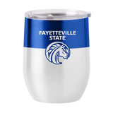 Fayetteville State Colorblock 16oz Stainless Curved Beverage - Logo Brands - Flyclothing LLC