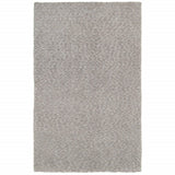 10' X 13' Modern Shaggy Soft Gray Indoor Area Rug - Homeroots
