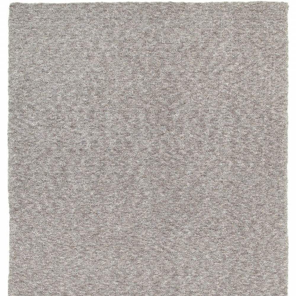 10' X 13' Modern Shaggy Soft Gray Indoor Area Rug - Homeroots - Flyclothing LLC