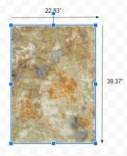 2' X 3' Gold and Ivory Power Loom Area Rug