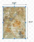 2' X 3' Gold and Ivory Power Loom Area Rug - Homeroots - Flyclothing LLC