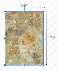 2' X 3' Gold and Ivory Power Loom Area Rug