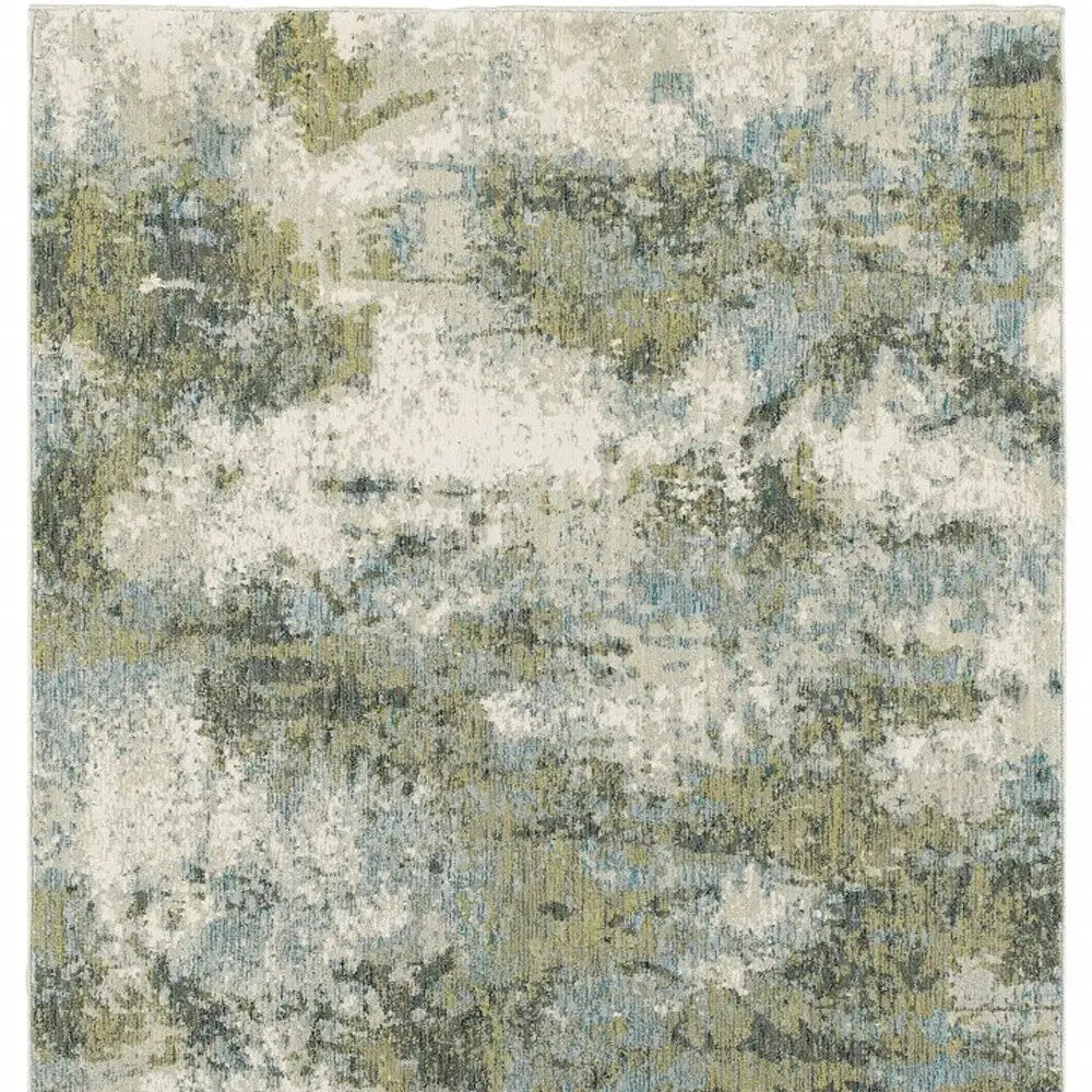 2' X 3' Blue Green Power Loom Area Rug - Homeroots - Flyclothing LLC