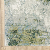 3' X 5' Blue Green Power Loom Area Rug - Homeroots - Flyclothing LLC