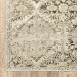 5' X 8' Ivory And Gray Floral Trellis Indoor Area Rug - Homeroots - Flyclothing LLC