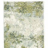 10' X 14' Blue Green Power Loom Runner Rug - Homeroots - Flyclothing LLC
