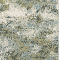 5' X 7' Blue Green Power Loom Area Rug - Homeroots