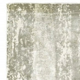 3' X 10' Gray And Ivory Abstract Splash Indoor Runner Rug - Homeroots - Flyclothing LLC