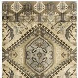 10' X 13' Tan And Gold Central Medallion Indoor Area Rug - Homeroots - Flyclothing LLC