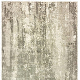 10' X 14' Gray And Ivory Abstract Splash Indoor Area Rug - Homeroots