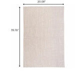 2' x 3' Brown Non Slip Outdoor Rug Pad - Homeroots - Flyclothing LLC