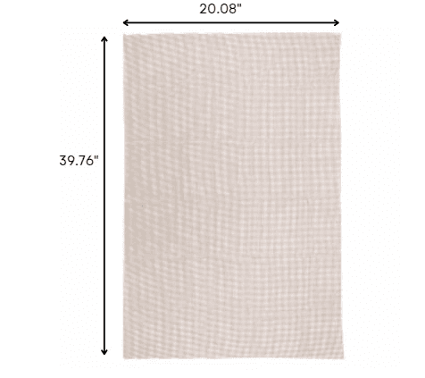 2' x 3' Brown Non Slip Outdoor Rug Pad - Homeroots - Flyclothing LLC