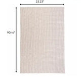 2' x 8' Brown Non Slip Outdoor Rug Pad - Homeroots - Flyclothing LLC