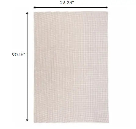 2' x 8' Brown Non Slip Outdoor Rug Pad - Homeroots - Flyclothing LLC