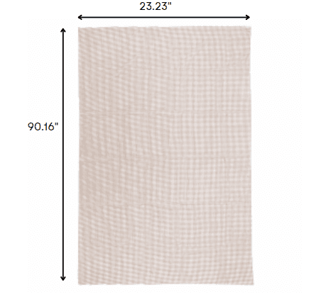 2' x 8' Brown Non Slip Outdoor Rug Pad - Homeroots - Flyclothing LLC