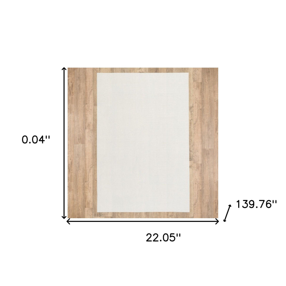 2" X 12" Standard Beige Non Slip Rug Pad - Homeroots - Flyclothing LLC