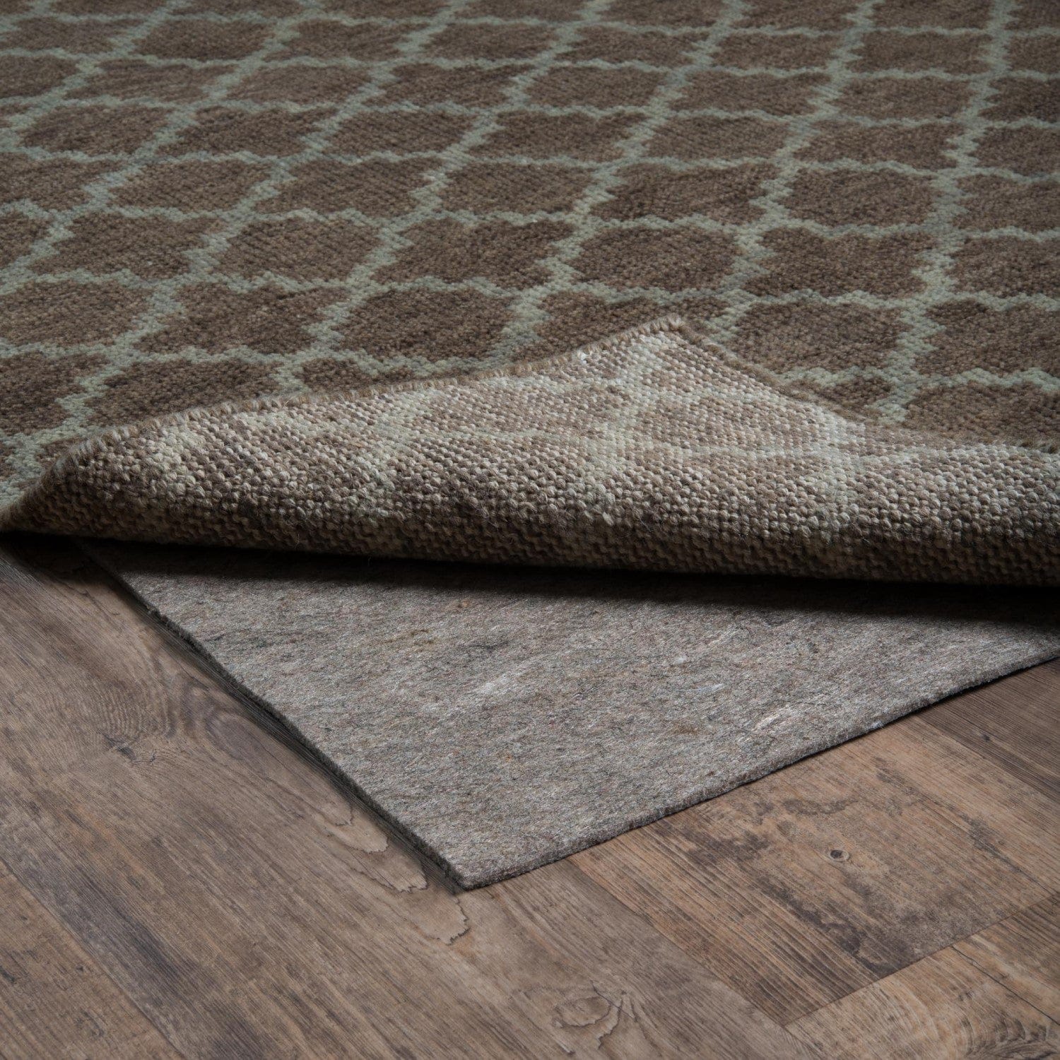 2" X 8" Grey Non Slip Runner Rug Pad - Homeroots - Flyclothing LLC