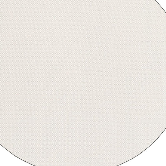 8" Round Standard Beige Non Slip Rug Pad - Homeroots