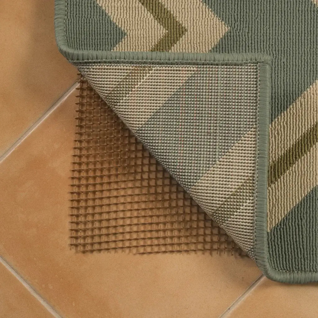 5' x 8' Brown Non Slip Outdoor Rug Pad - Homeroots - Flyclothing LLC