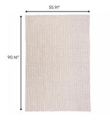 5' x 8' Brown Non Slip Outdoor Rug Pad - Homeroots - Flyclothing LLC