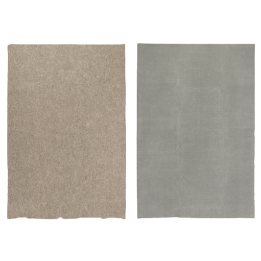 3" X 6" Grey Non Slip Rug Pad - Homeroots