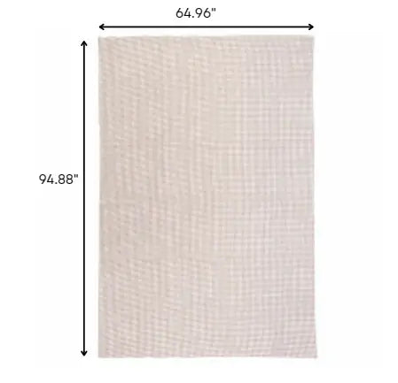 6' x 8' Brown Non Slip Outdoor Rug Pad - Homeroots - Flyclothing LLC