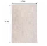 6' x 8' Brown Non Slip Outdoor Rug Pad - Homeroots - Flyclothing LLC