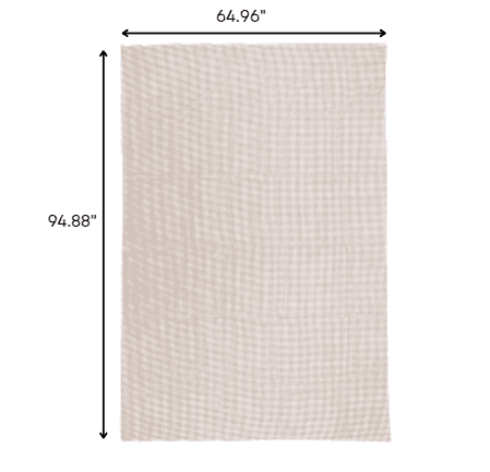 6' x 8' Brown Non Slip Outdoor Rug Pad - Homeroots - Flyclothing LLC