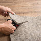 6" Round Grey Non Slip Rug Pad - Homeroots