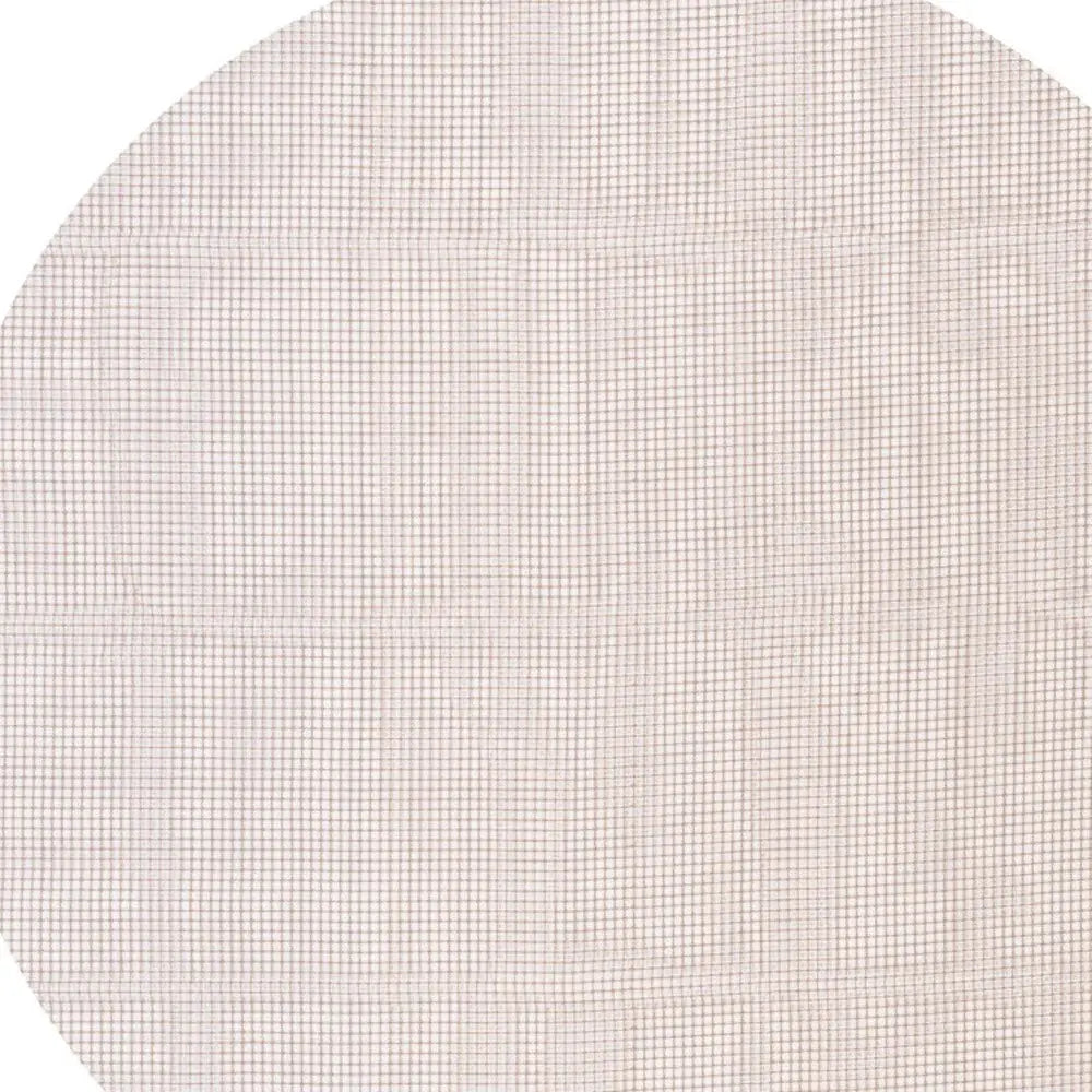 8' Round Brown Non Slip Indoor Outdoor Rug Pad - Homeroots - Flyclothing LLC
